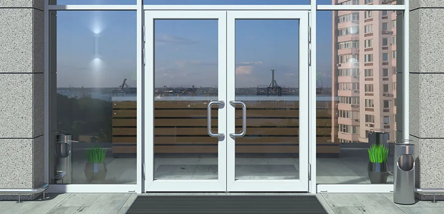 storefront glass repair in Glenview, Illinois